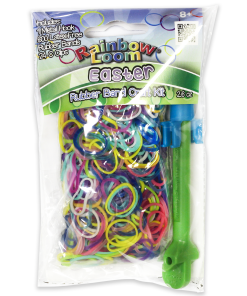 Easter Rubber Band Craft Kit with Green Color Hook